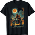 Funny Motorbike Sasquatch Gifts For Biker