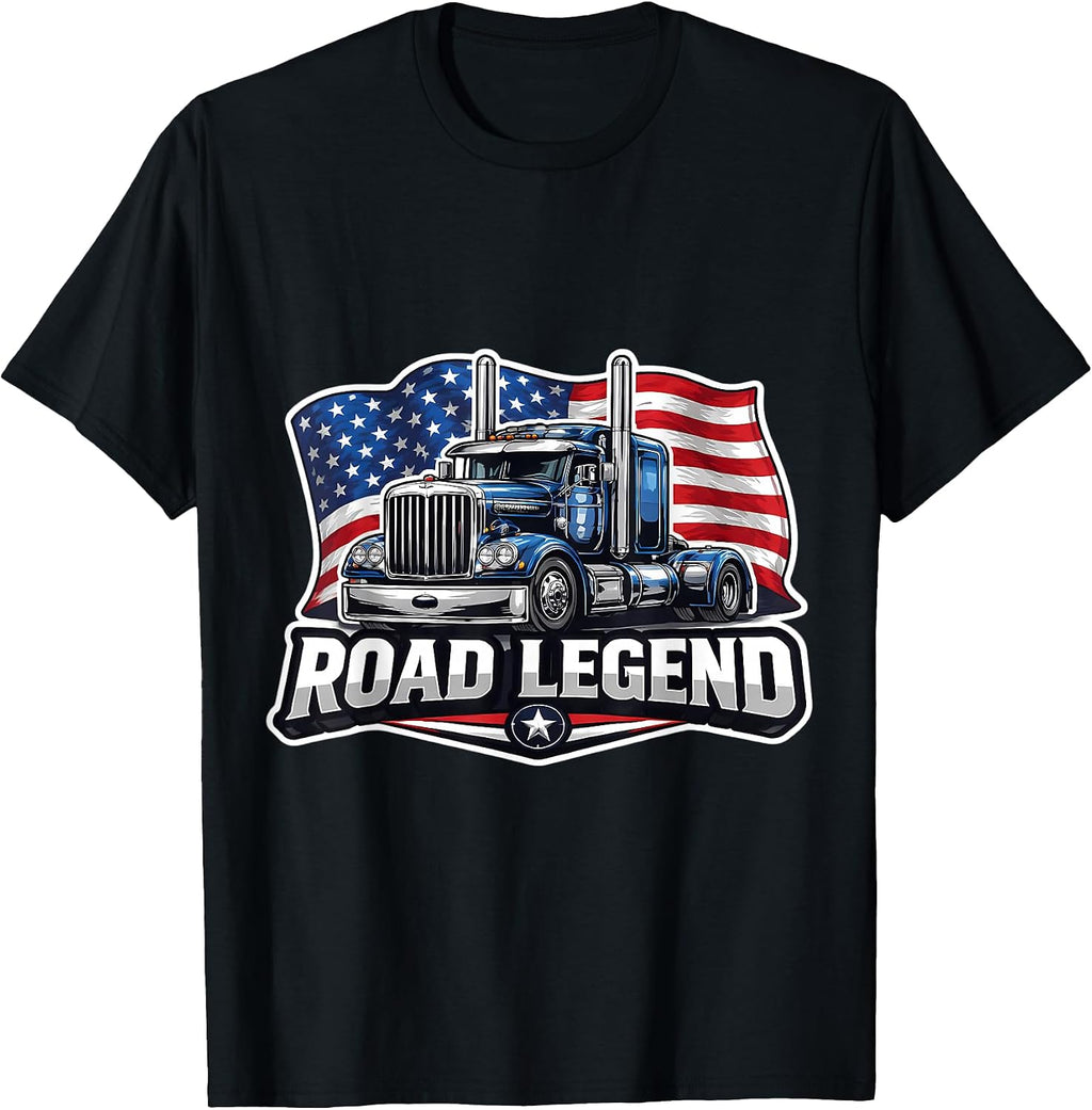 Road Legend American Semi Truck Driver Merch