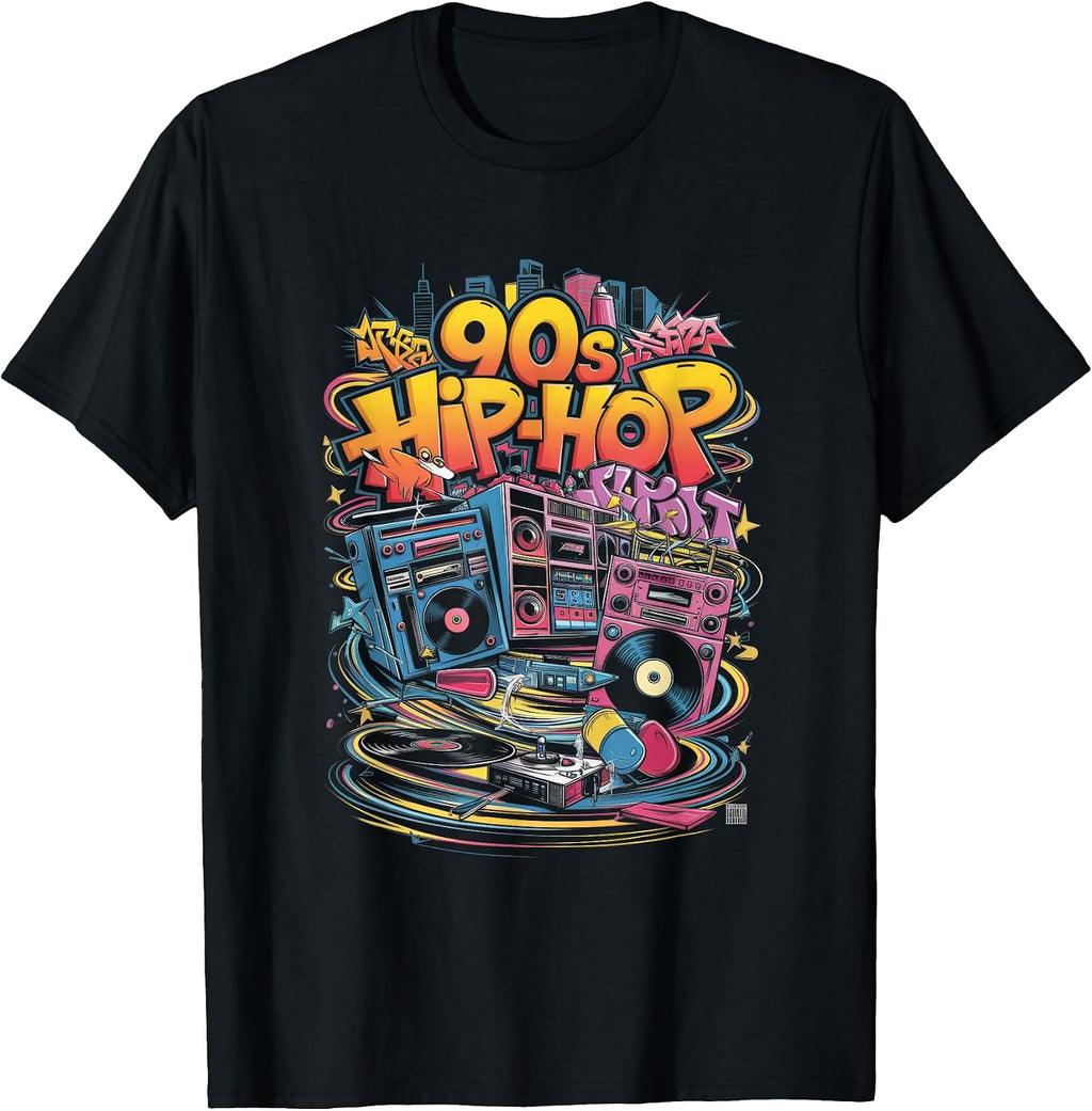 Hip Retro 80s New york Rapper Art