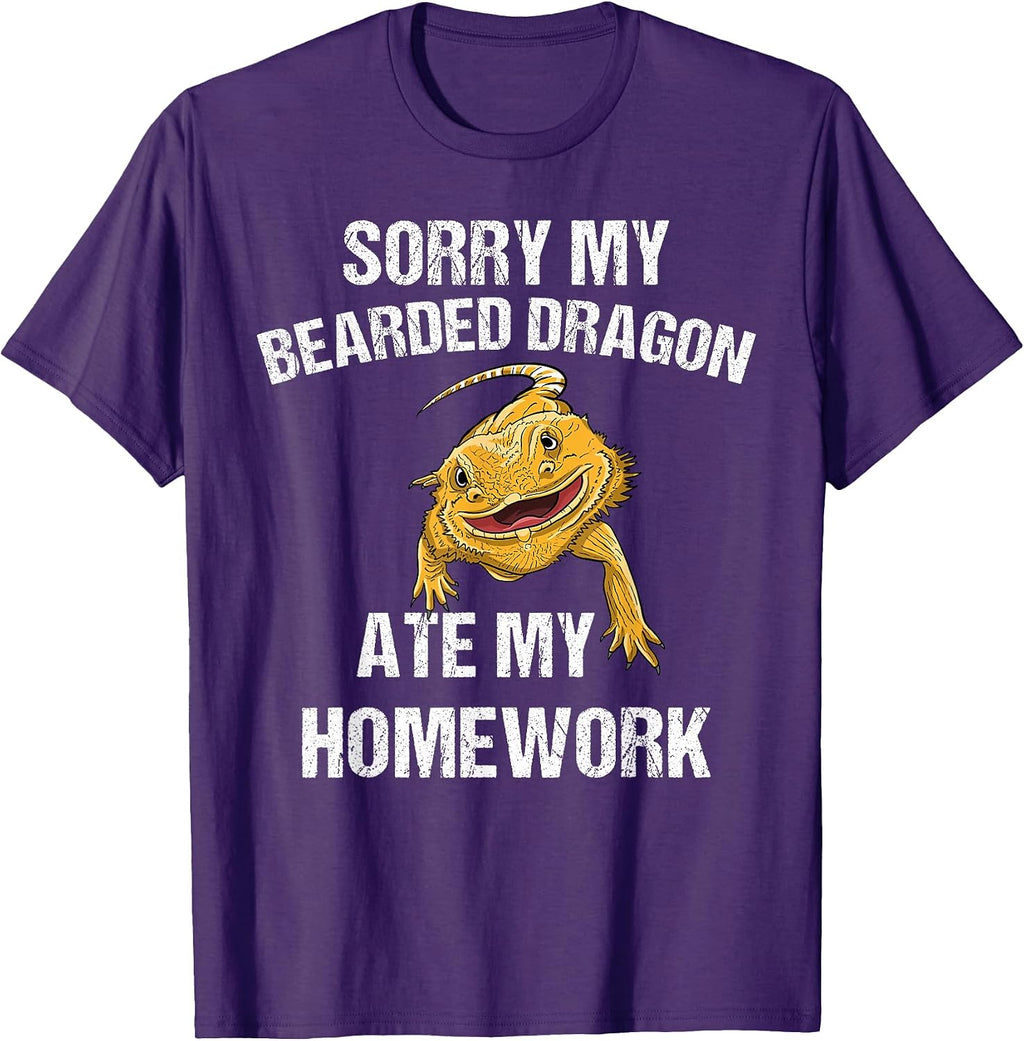 Cute Pogona Ate Student Assignment Humor Designs