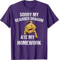 Cute Pogona Ate Student Assignment Humor Designs