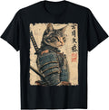 Japanese Ukiyo-e Samurai Cat Warriors