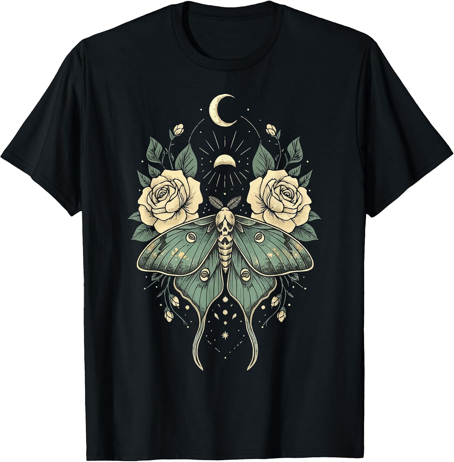 Moth Goblincore Aesthetic Cottagecore T-Shirt