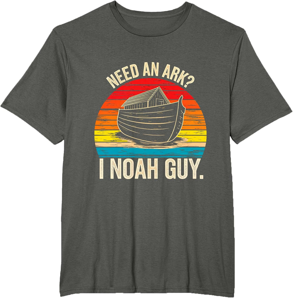 Christian Humor Ark Noah Guy Vintage Style