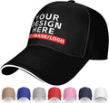 Custom Baseball Caps Design Your Own Image/Text/Logo Personalized Hats Unisex Adjustable Customised Hats for Men Woman