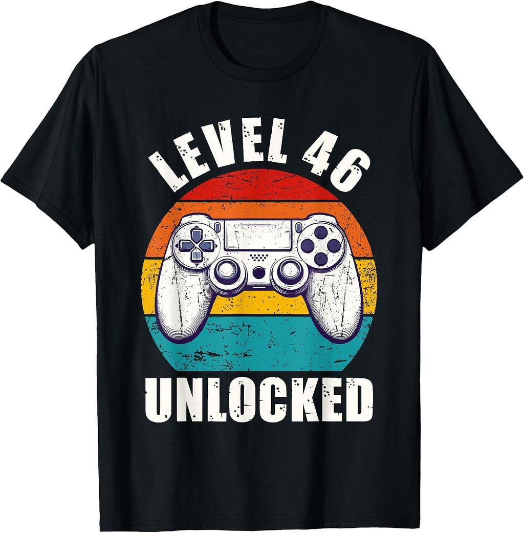 Retro Vintage Video Gamer 46th Birthday