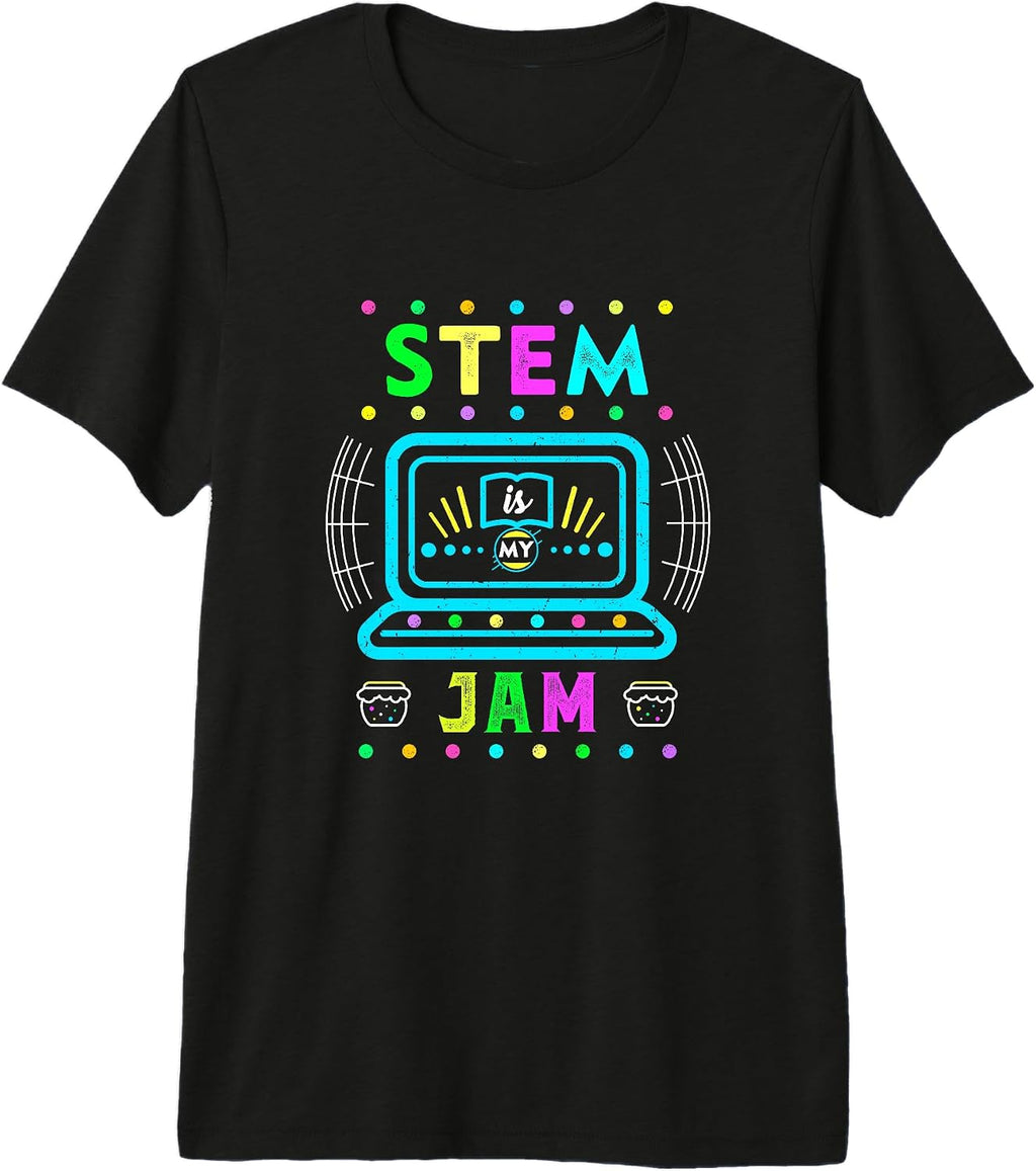 Funny STEM Teacher Shirt STEM is My Jam T-Shirt