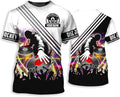 Personalized DJ 3D All Over Print Shirt with Name for Men, Unisex Music Apparel, Graphic Tee with Musical Notes