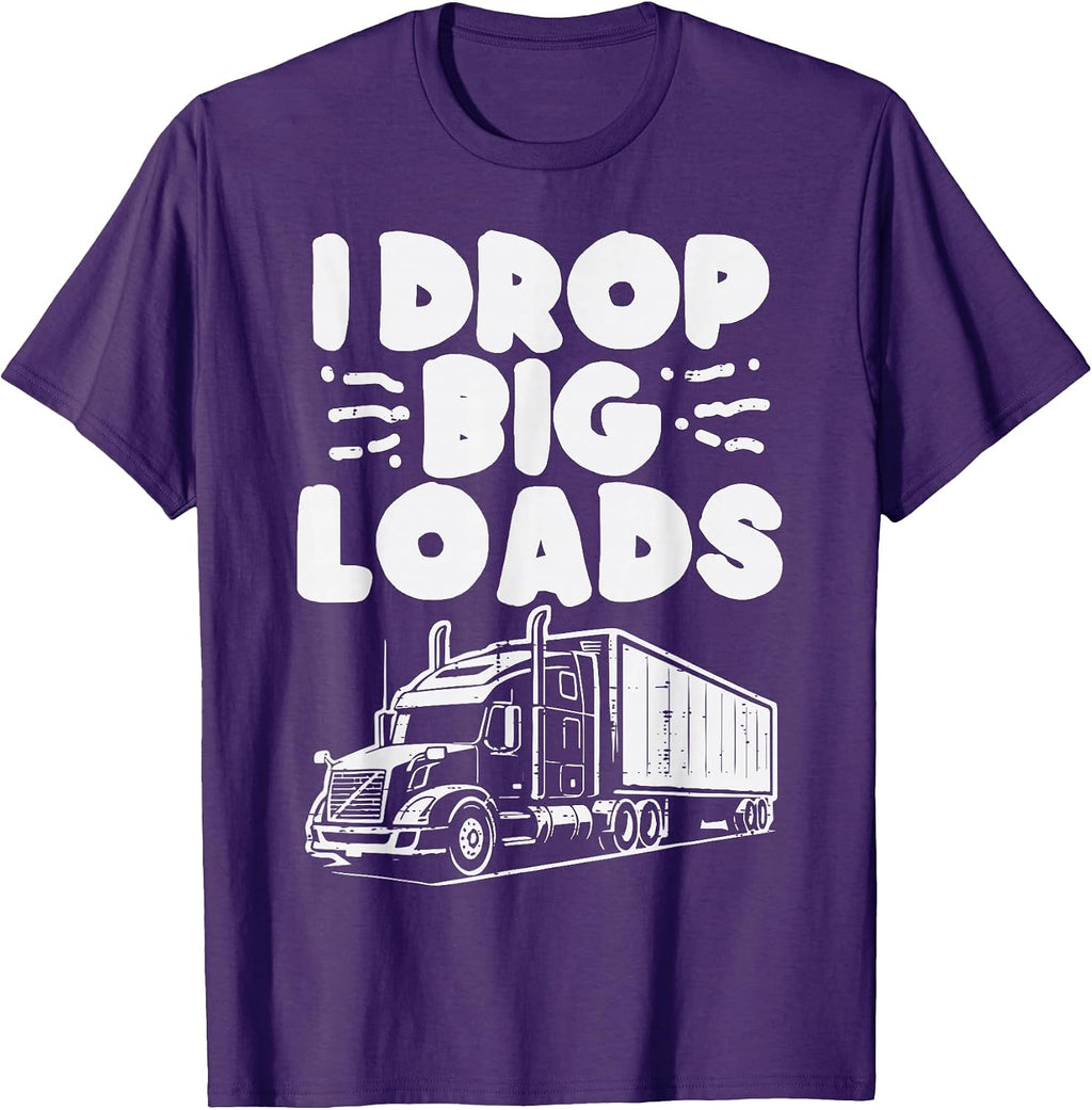 Trucker Shirts Truck Driver Men Women Kids Gifts