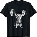Funny Deadlift Cat Meme Workout Gym