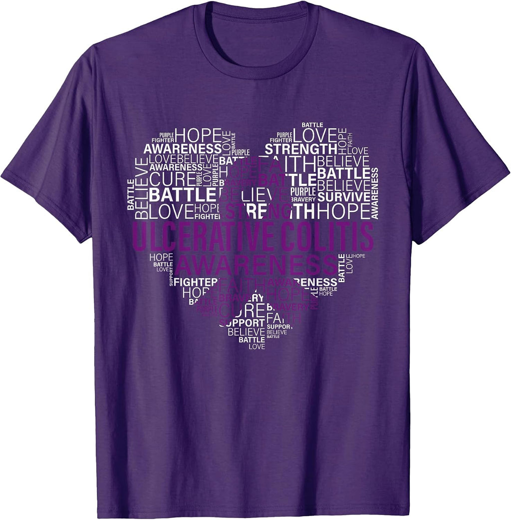 Ulcerative Colitis Purple Ribbon Gifts Ideas