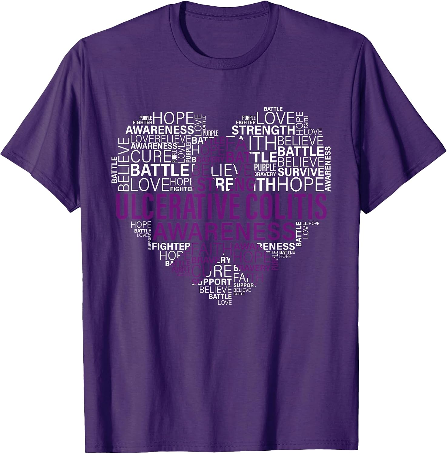 Ulcerative Colitis Purple Ribbon Gifts Ideas