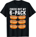 Cool Hot Dog Outfit for Men Women Adult Hotdog Lover Hot Dog T-Shirt