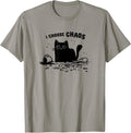 I choose chaos cat meme humor apparel