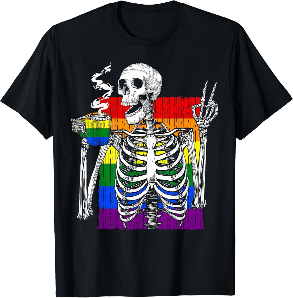 InGENIUS LGBTQ Coffee Skeleton Shirts & Gifts