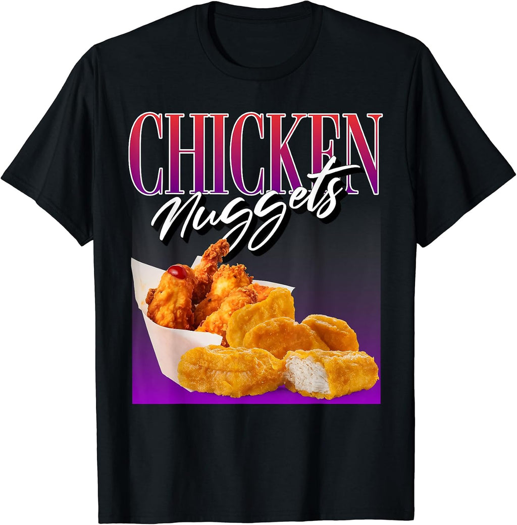 Chicken Nuggets Nuggies Meme Band Tee