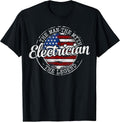 Patriotic Electrician Usa Flag Design