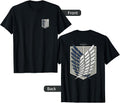 Scout Regiment Emblem Front Back T-Shirt