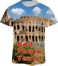 Custom T-Shirts with Photo All Over Printed Shirts Summer Novelty T-Shirts for Men Women