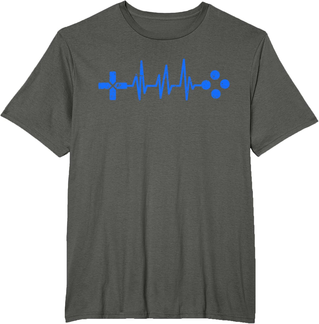 Video Gamer Heartbeat Gaming T-Shirt