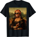 Black Mona Lisa Women Tshirt Black History Month Women T-Shirt