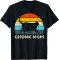 Retro Vintage Chonk Cat Mom for Cat Lover