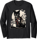 Retro Japanese Samurai Ninja Cat Kawaii Tattoo Co