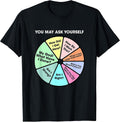 You May Ask Yourself Classic 80's Pop Music Retro Pie Chart T-Shirt