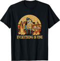 Funny Meme Dog Everything Is Fine Tee