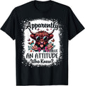 Apparently I Have an Attitude Who Knew Bleached Highland Cow T-Shirt