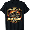 This Boy Loves Motorcycles Classic Merch