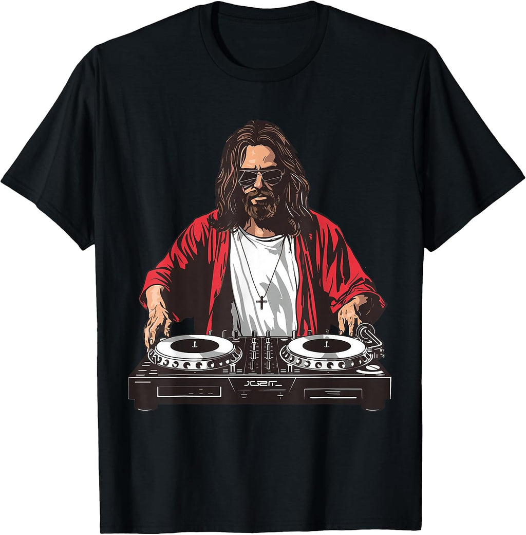 Jesus Christ DJ Turntables Music Producer EDM