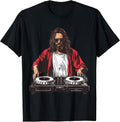 Jesus Christ DJ Turntables Music Producer EDM