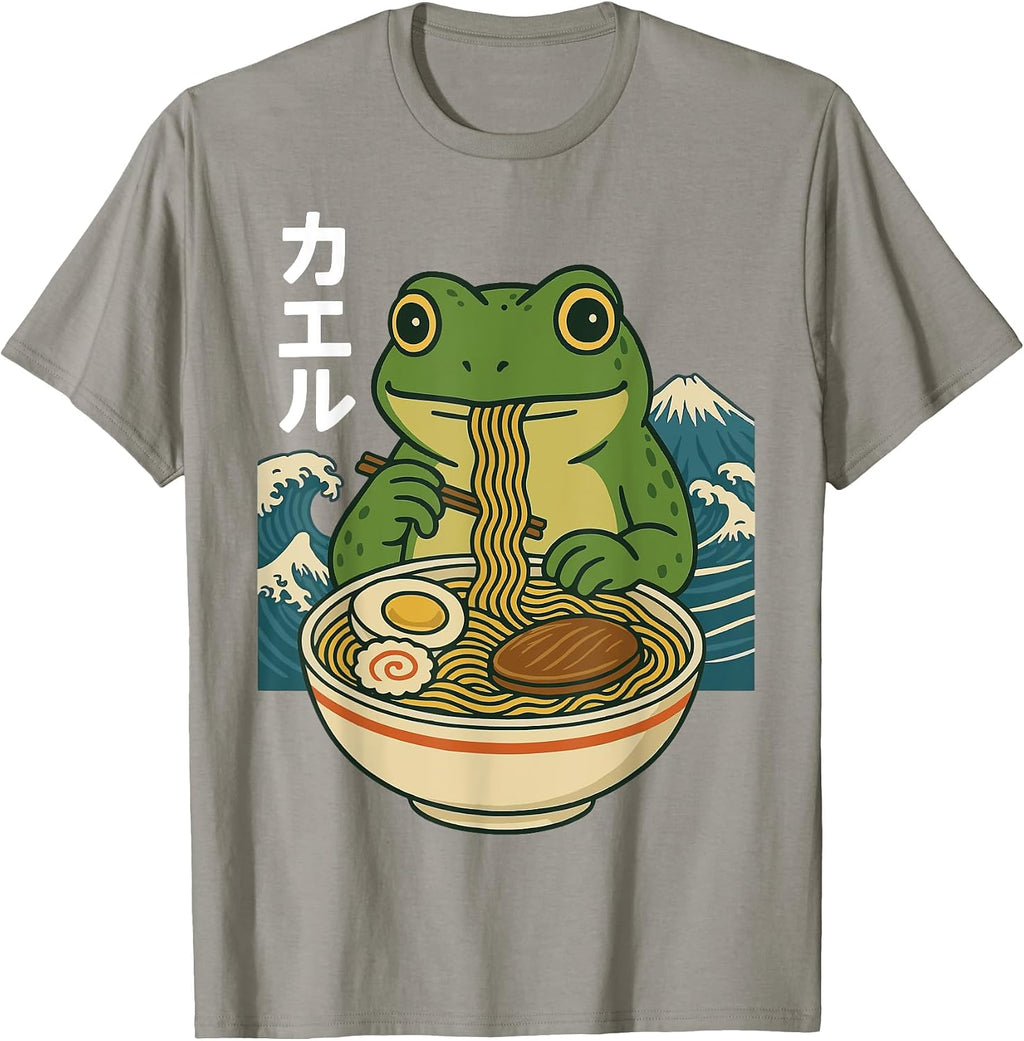 Retro Noodles Cute Frog Aesthetic Kawaii