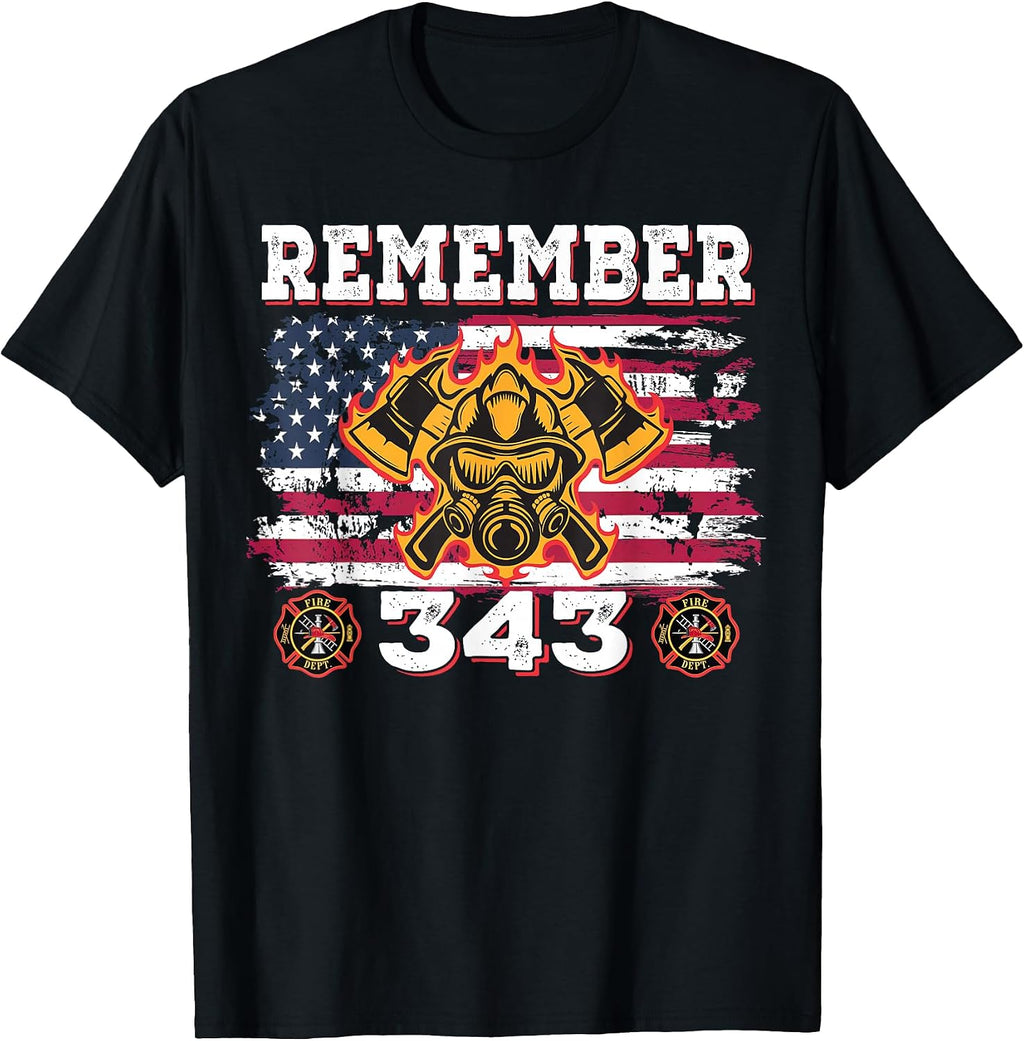 Fireman Honor the Patriots Day Patriotics Apparel