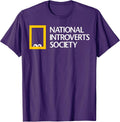 Funny National Introverts Society Tee Shirt