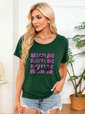 Women Round Neck Graphic T-Shirt Funny Skeleton Print Shirt Top