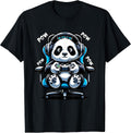 Gamer Gaming Panda Pow Pow Video Game Graphic