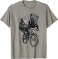 Buffalo Riding A Bicycle