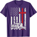 Patriotic Trucker Christian Truck Driver