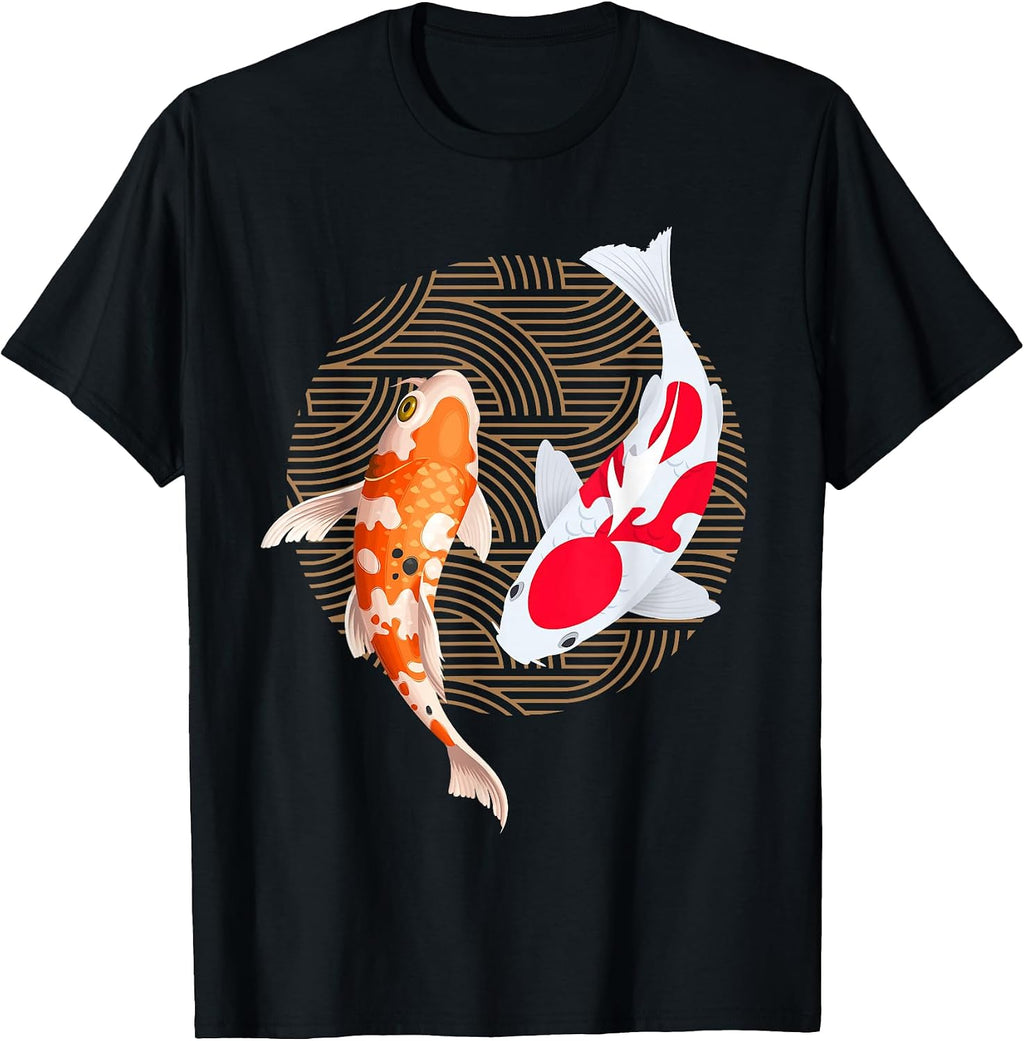 Classic Japanese Art Koi Carp Fish