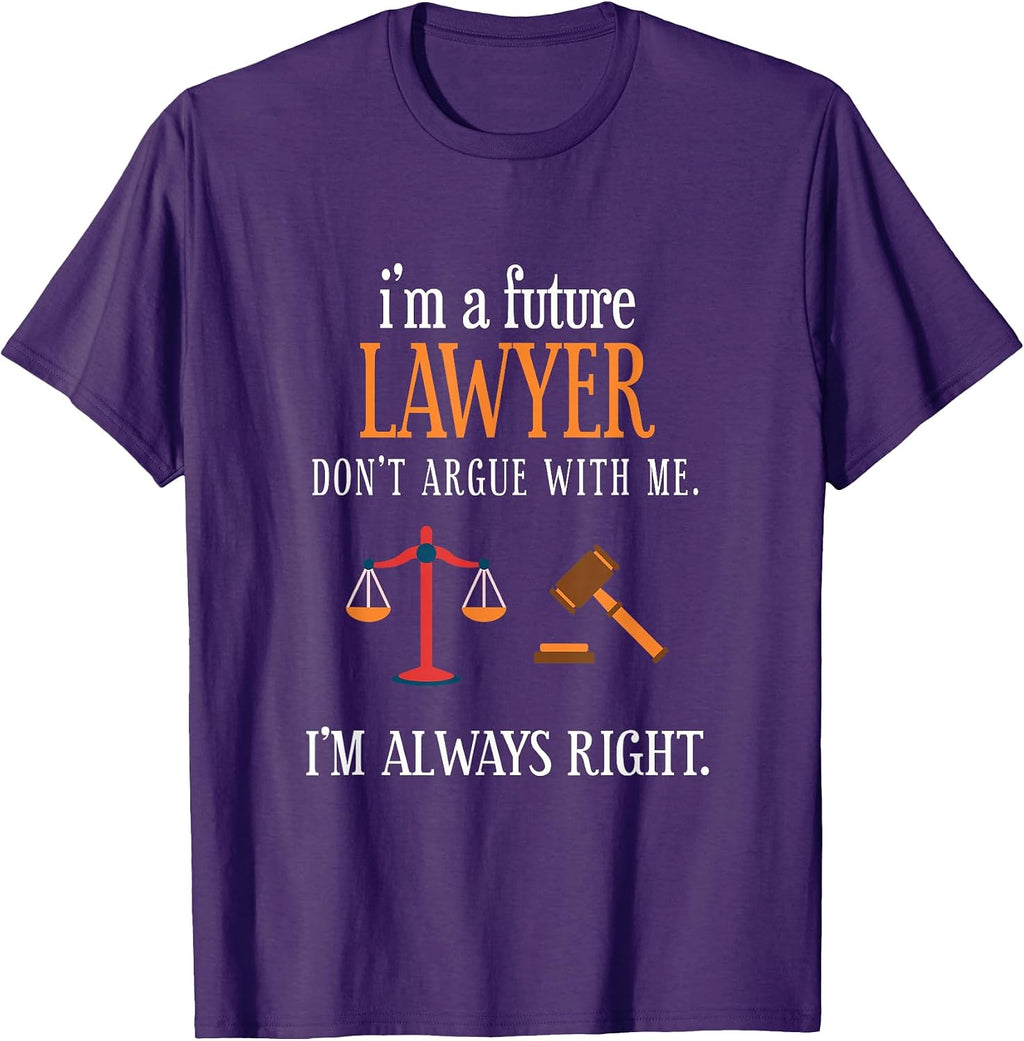 Funny lawyer gift tees