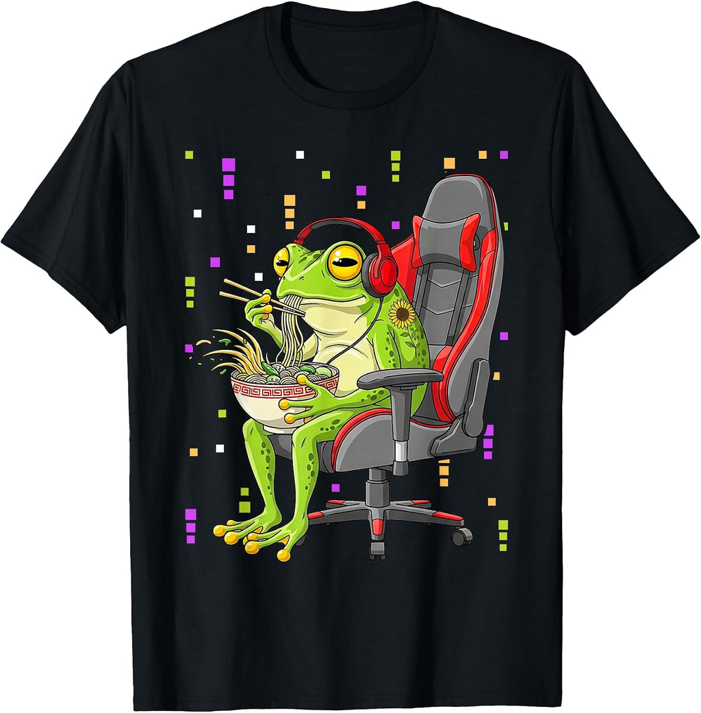Frog Eating Ramen Lover Gift Co.