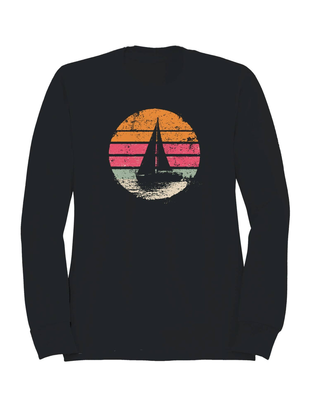 Retro Sunset Sailing Adventure Men's Sweatshirt