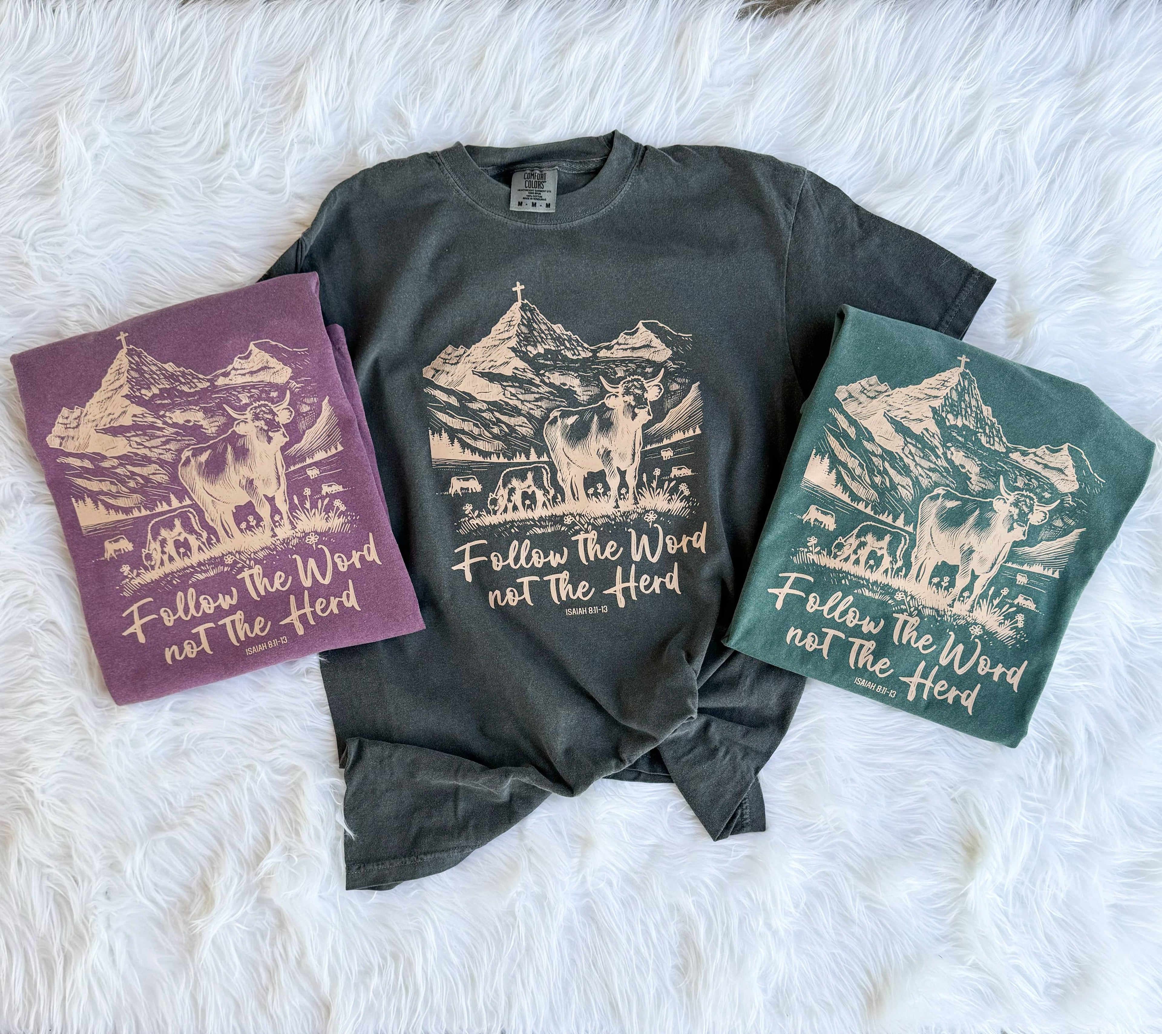 Follow the Word Christian Tee - Faith Fall Graphic Tee