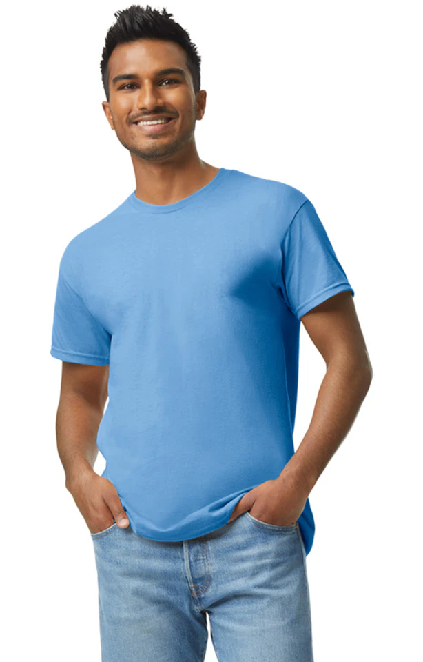 Custom Designed - T-Shirts (Carolina Blue) Adult, Gildan, Cotton