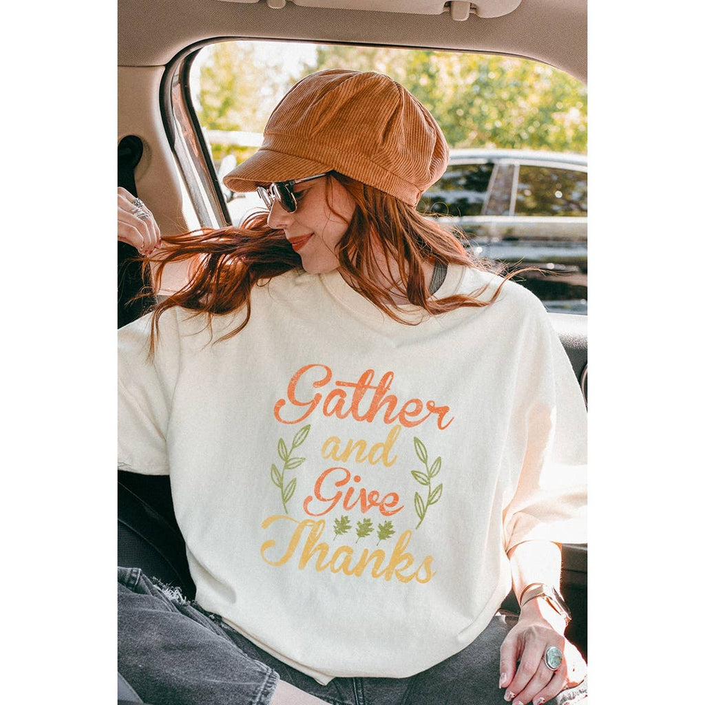 Fall Season Vintage Graphic Oversized Tee
