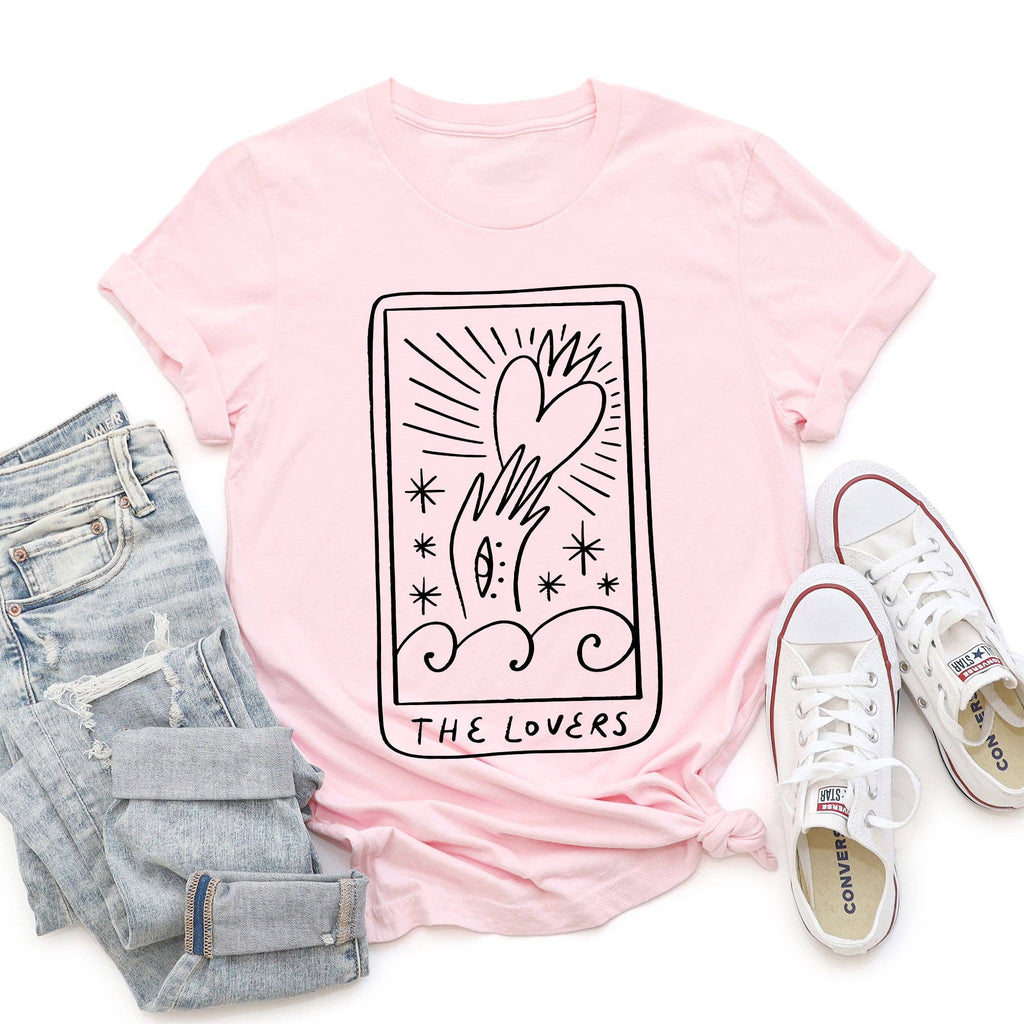 Lovers Tarot, Mystical, Magic, Super Soft Tshirt, Valentine's Day