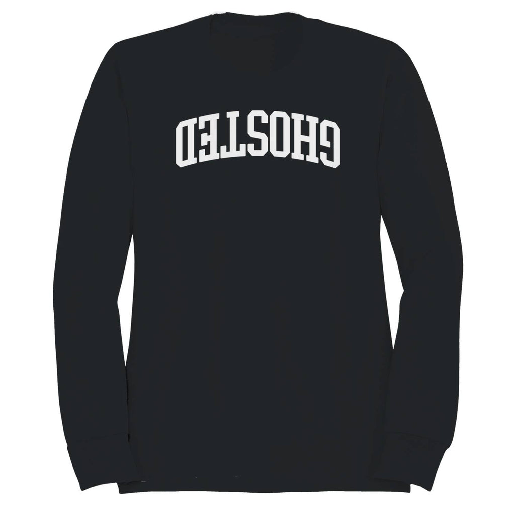 Ghosted Upside Down Bold Lettering Women's Sweatshirt