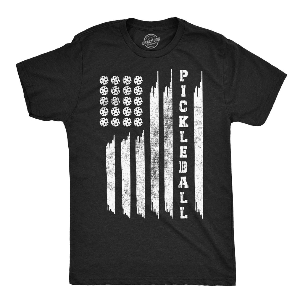 Pickleball American Flag Men's T Shirt